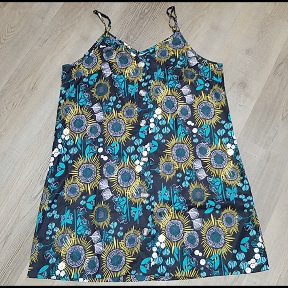 Peacock detail summer dress